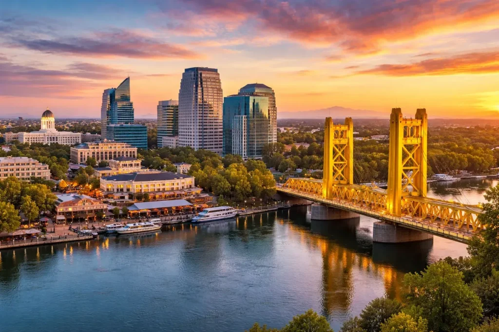 Emergency plumbing service technician arriving in Sacramento